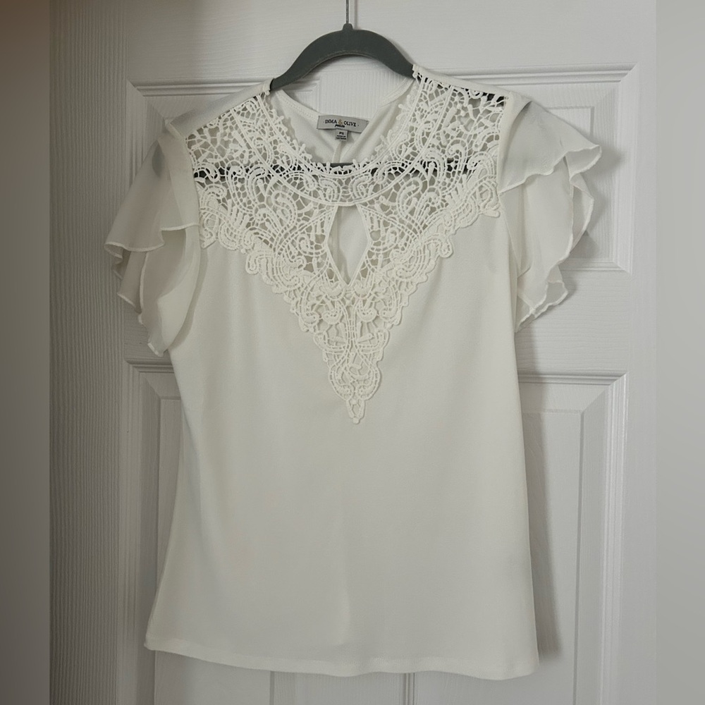 Emma Olive White Shirt
